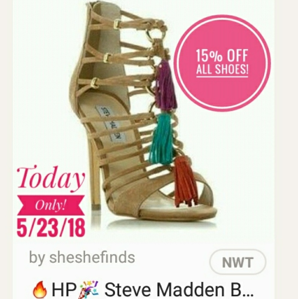 🔥 👠TODAY ONLY!! 5/23/18 - TAKE 15% OFF All Shoes